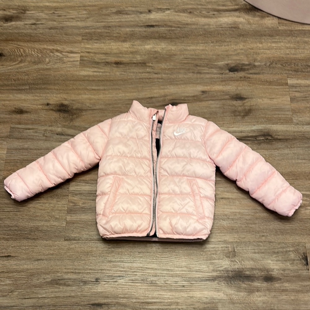 Nike Light Pink Quilted Jacket